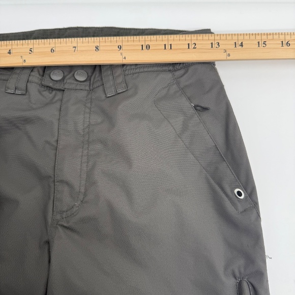 Rei Pants Boy Medium Gray Snow Insulated Fleeced Lined Waterproof Outdoor - Picture 12 of 16